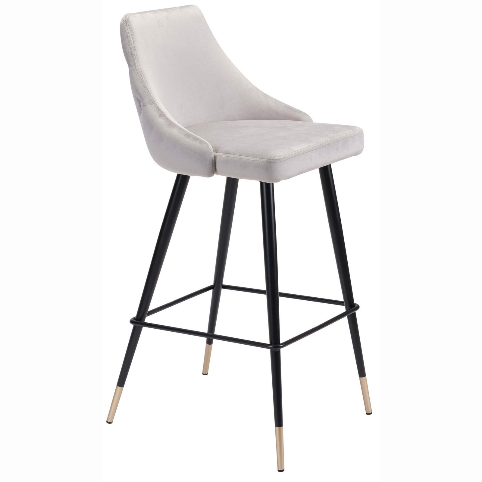 Piccolo Bar & Counter Chair, Gray
