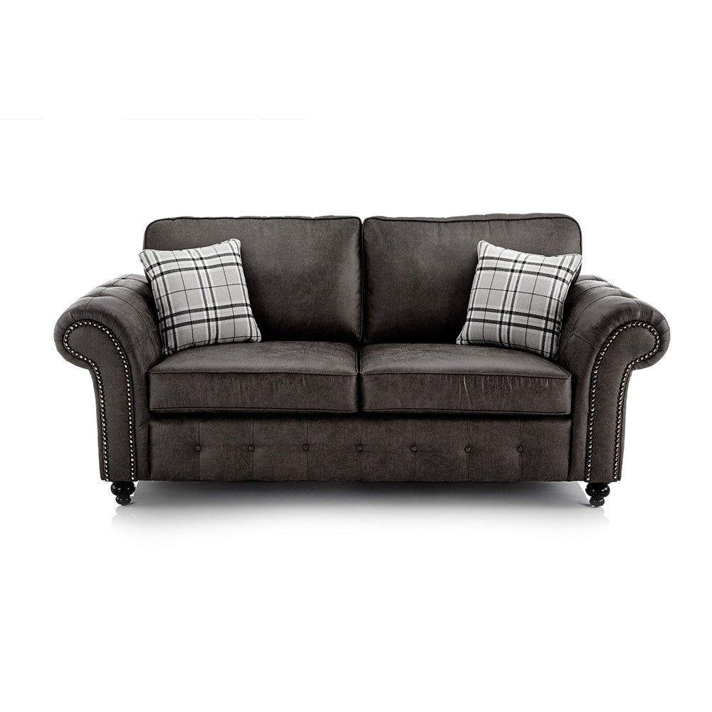 Sunningdale Faux Leather Sofa Suite - Image 5