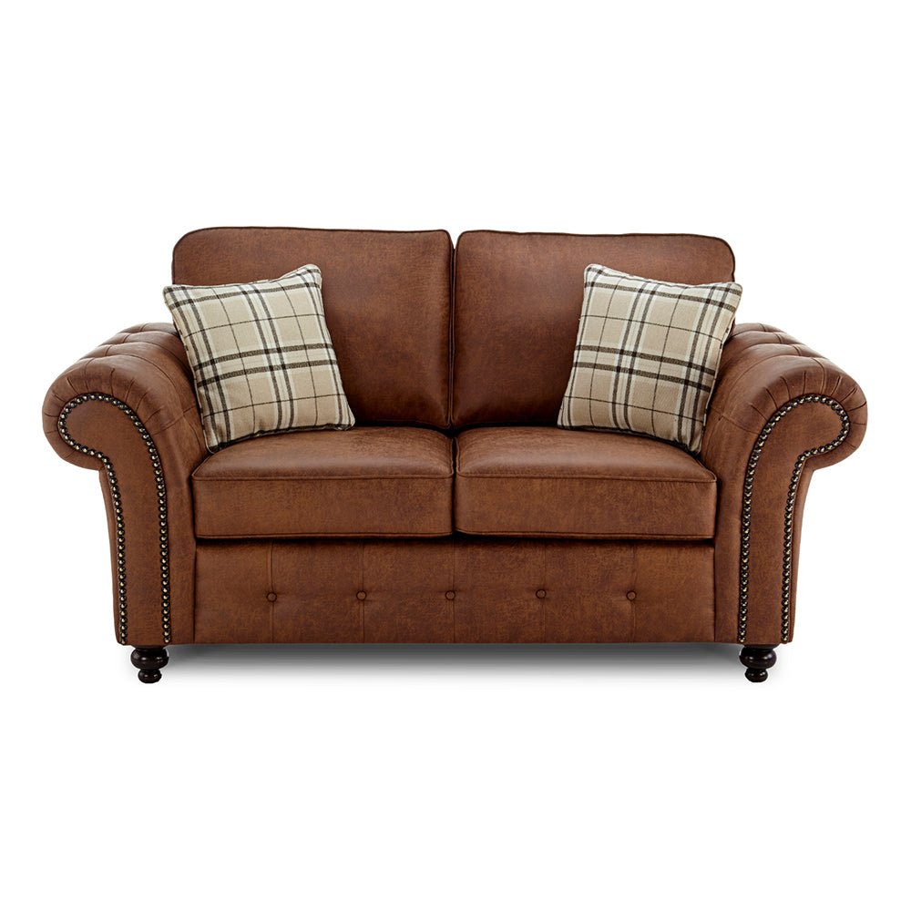 Sunningdale Faux Leather Sofa Suite - Image 3