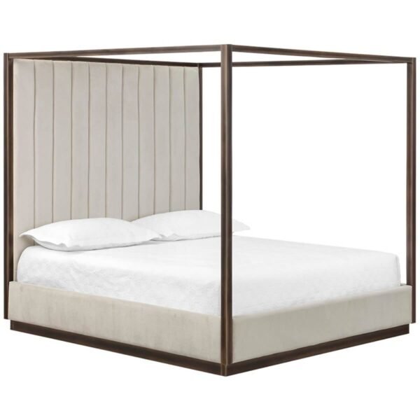 Casette Canopy King Bed, Piccolo Prosecco