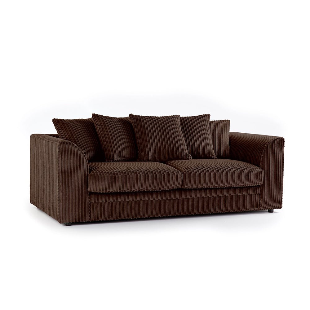 Tarriro 3 Seater Jumbo Cord Sofa - Image 4