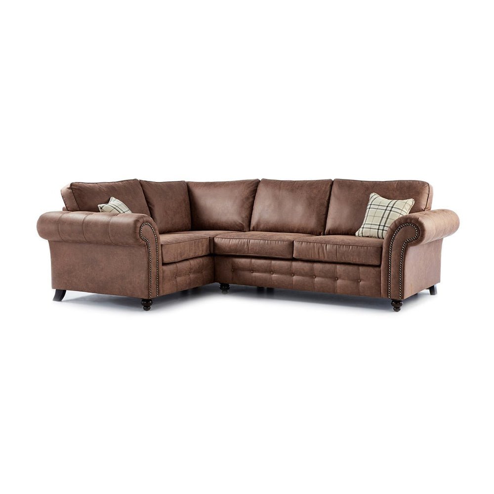 Sunningdale Faux Leather Corner Sofa (2C1) - Image 2