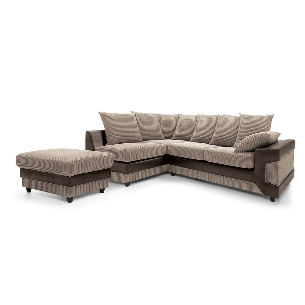 Ruth Jumbo Cord Corner Sofa - Image 3