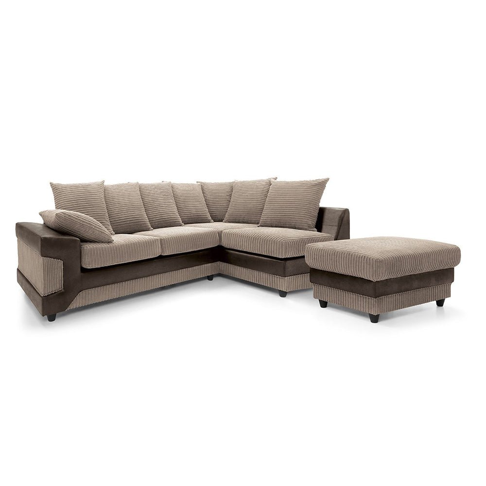 Ruth Jumbo Cord Corner Sofa - Image 9