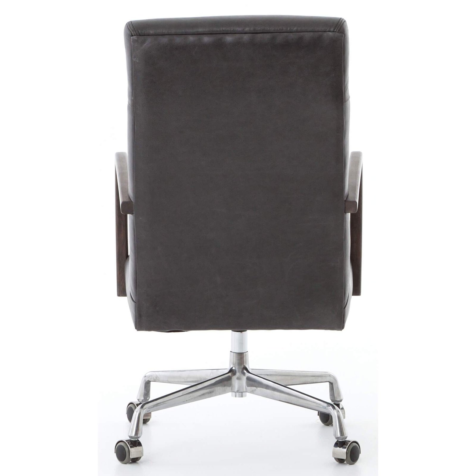Bryson Leather Desk Chair, Chaps Ebony - Image 4