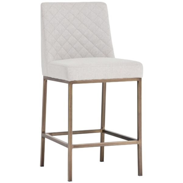 Leighland Counter Stool, Light Grey