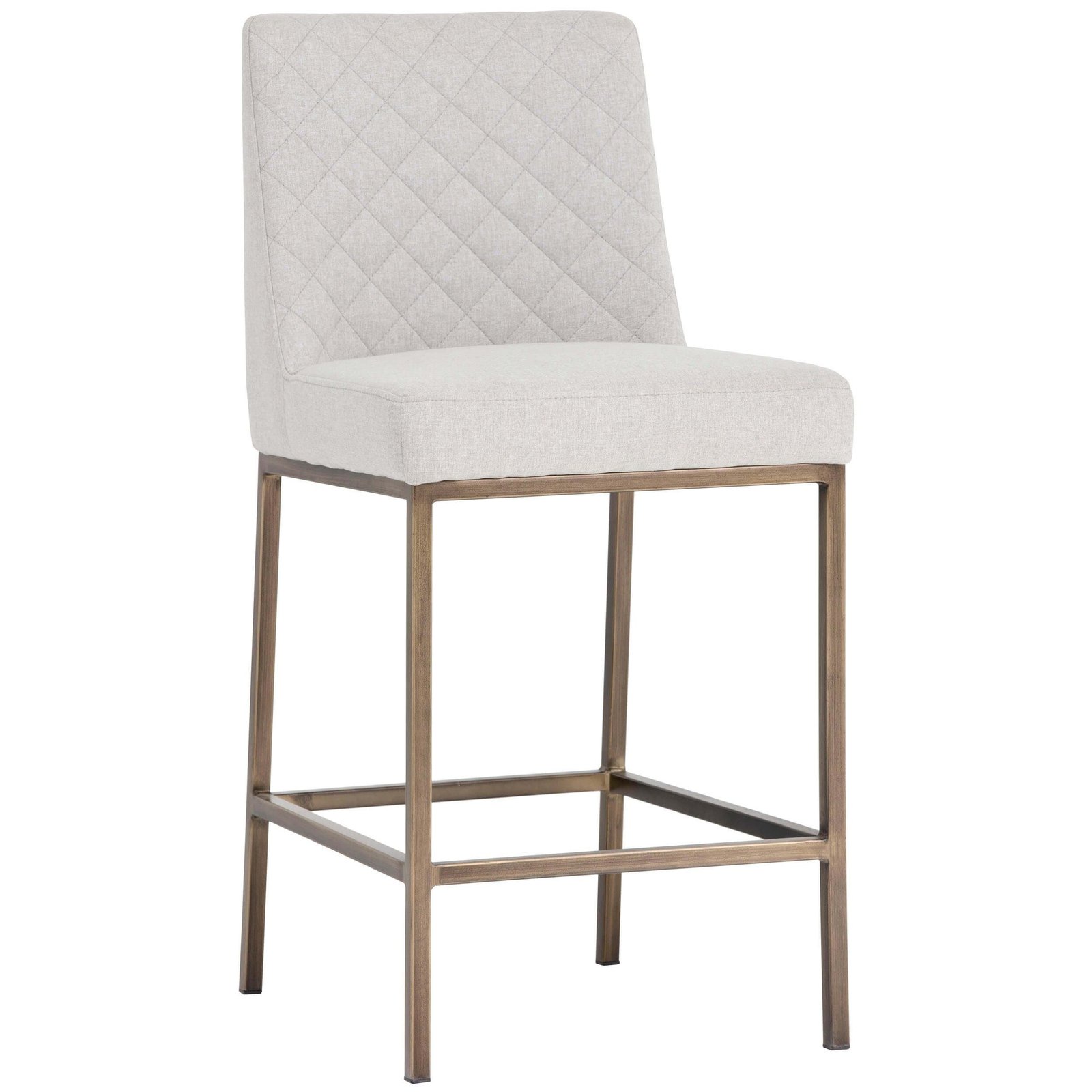 Leighland Counter Stool, Light Grey