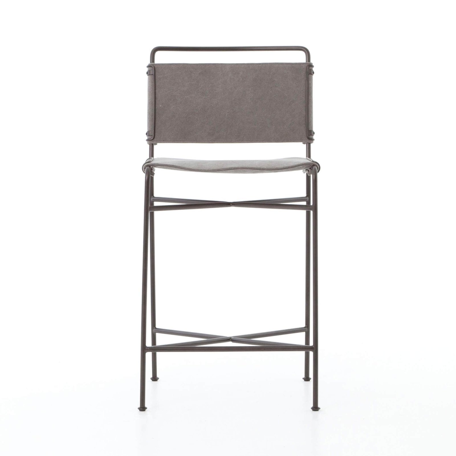 Wharton Bar & Counter Stool, Stonewash Grey, Set of 2 - Image 2