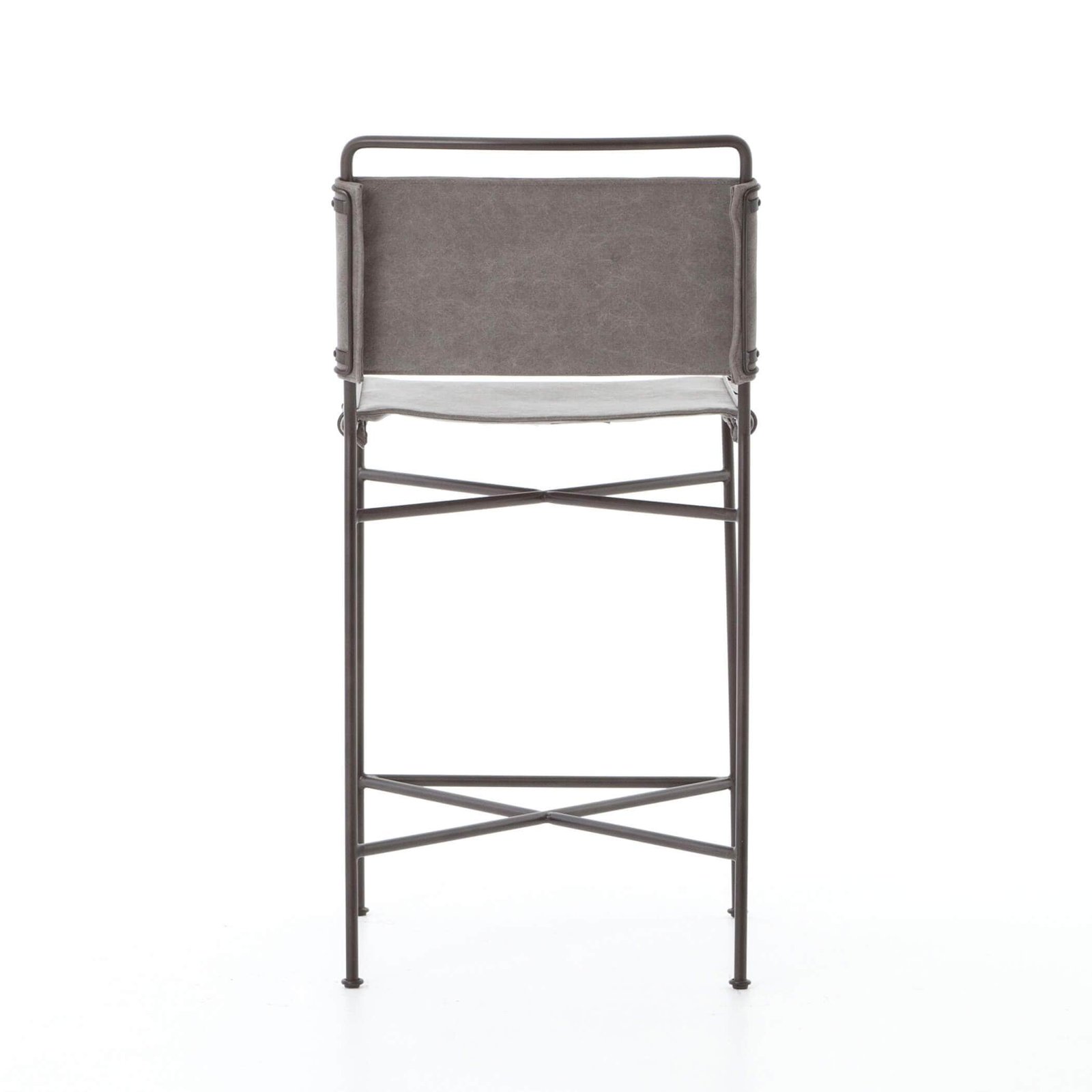 Wharton Bar & Counter Stool, Stonewash Grey, Set of 2 - Image 4